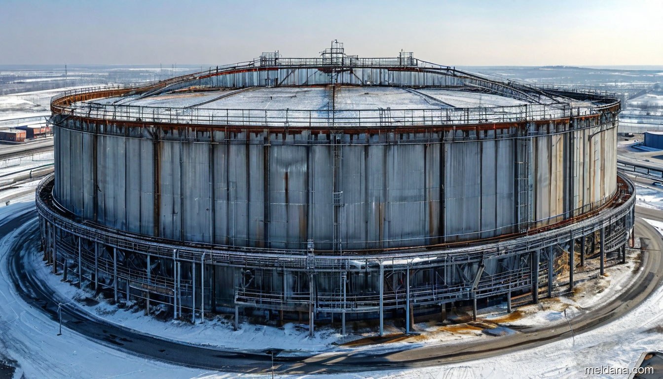 Антидроновая защита резервуара РВС-50000 Томске — ЗОК ЗАСЛОН по СП 542