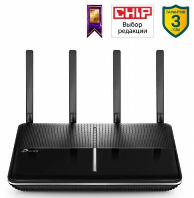 Роутер беспроводной TP-Link Archer C3150 AC3150 10/100/1000BASE-TX/4G ready черный 