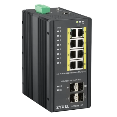 Коммутатор Zyxel RGS200-12P 